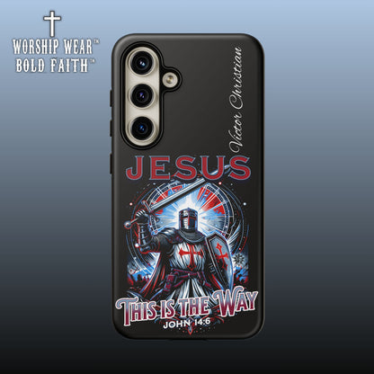 Jesus This is the Way— Personalized Phone Case