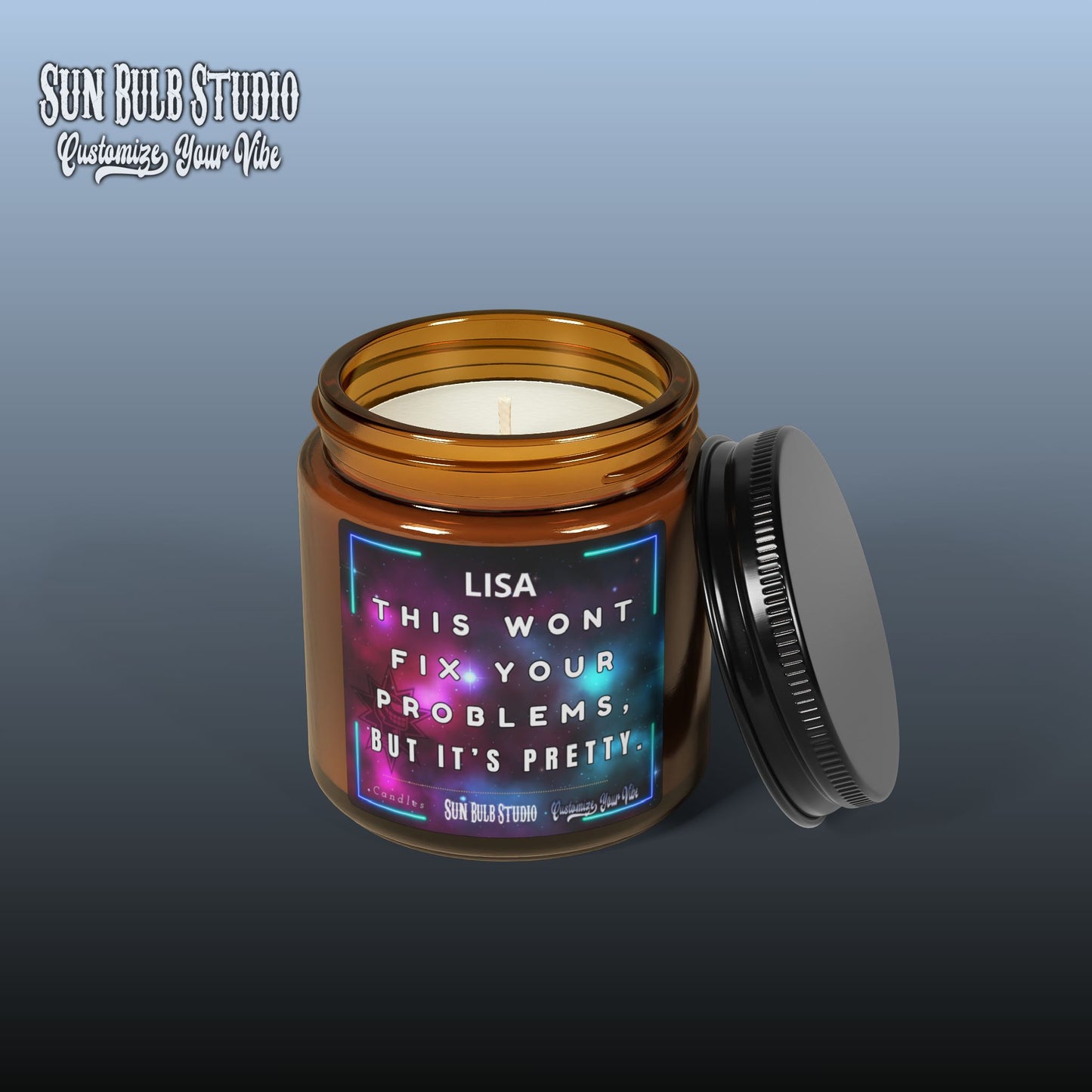Customize Your Vibe™ Personalized Candle – This Won't Fix Your Problems