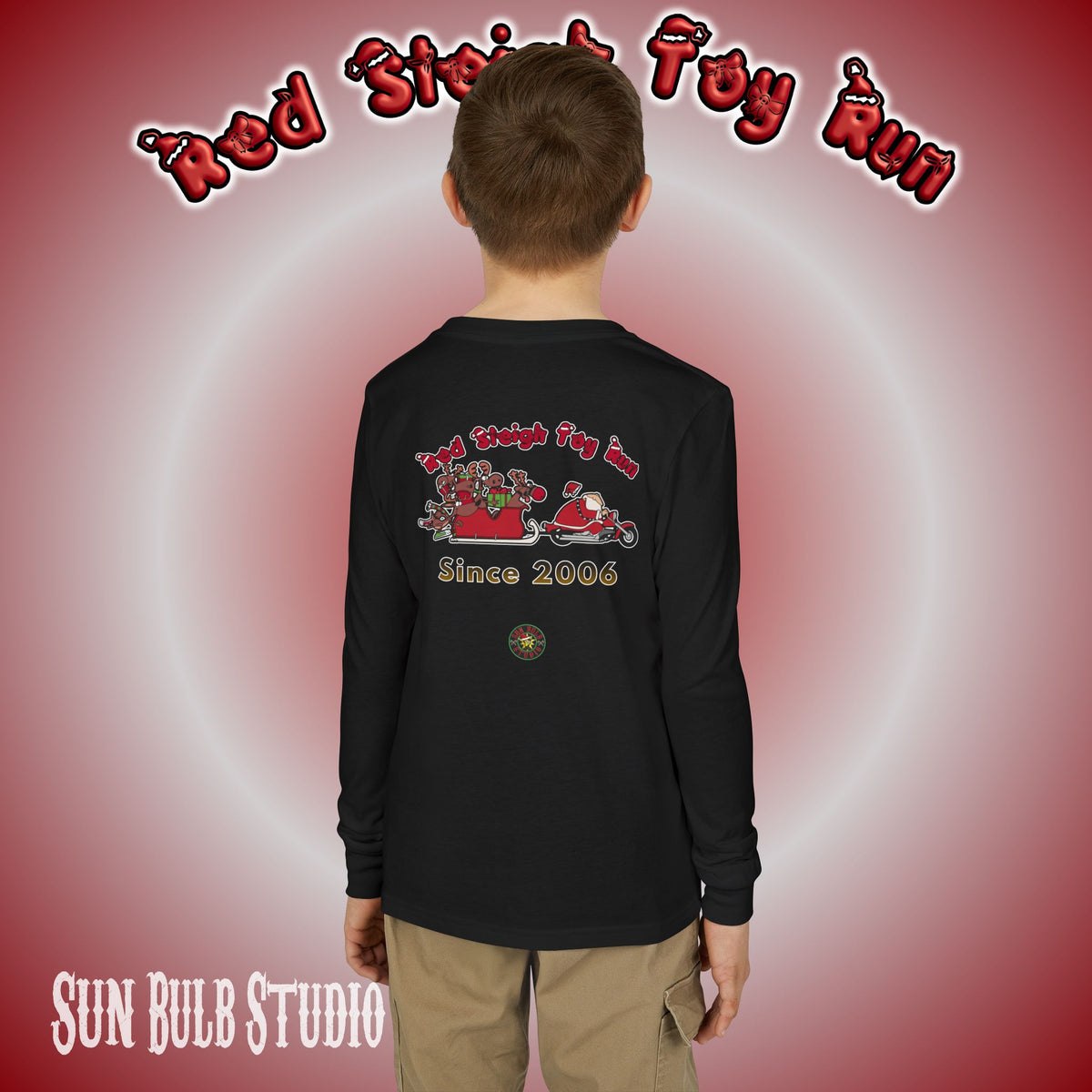 Santa’s Favorite ELF – Red (YOUTH Long Sleeve)