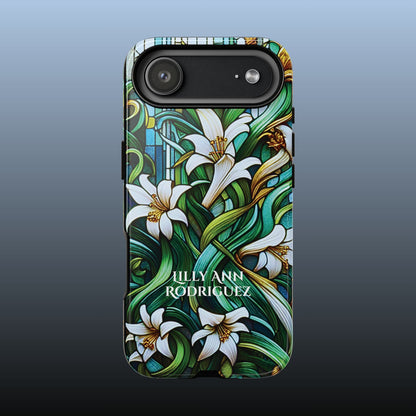 Cathedral Lilies - Personalized Phone Case