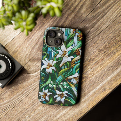 Cathedral Lilies - Personalized Phone Case