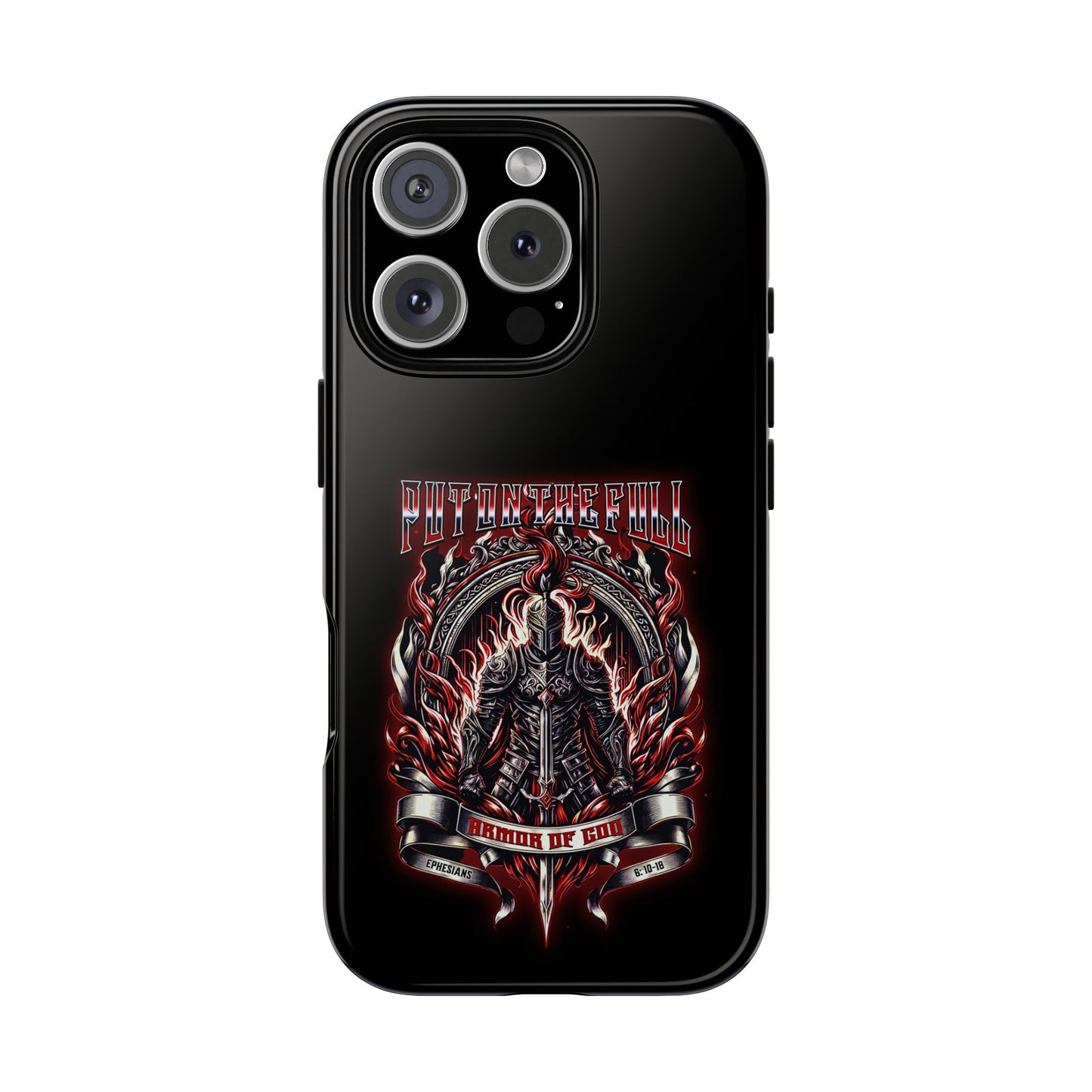 Armor of God Phone Case – Christian Warrior Design | Worship Wear Collection