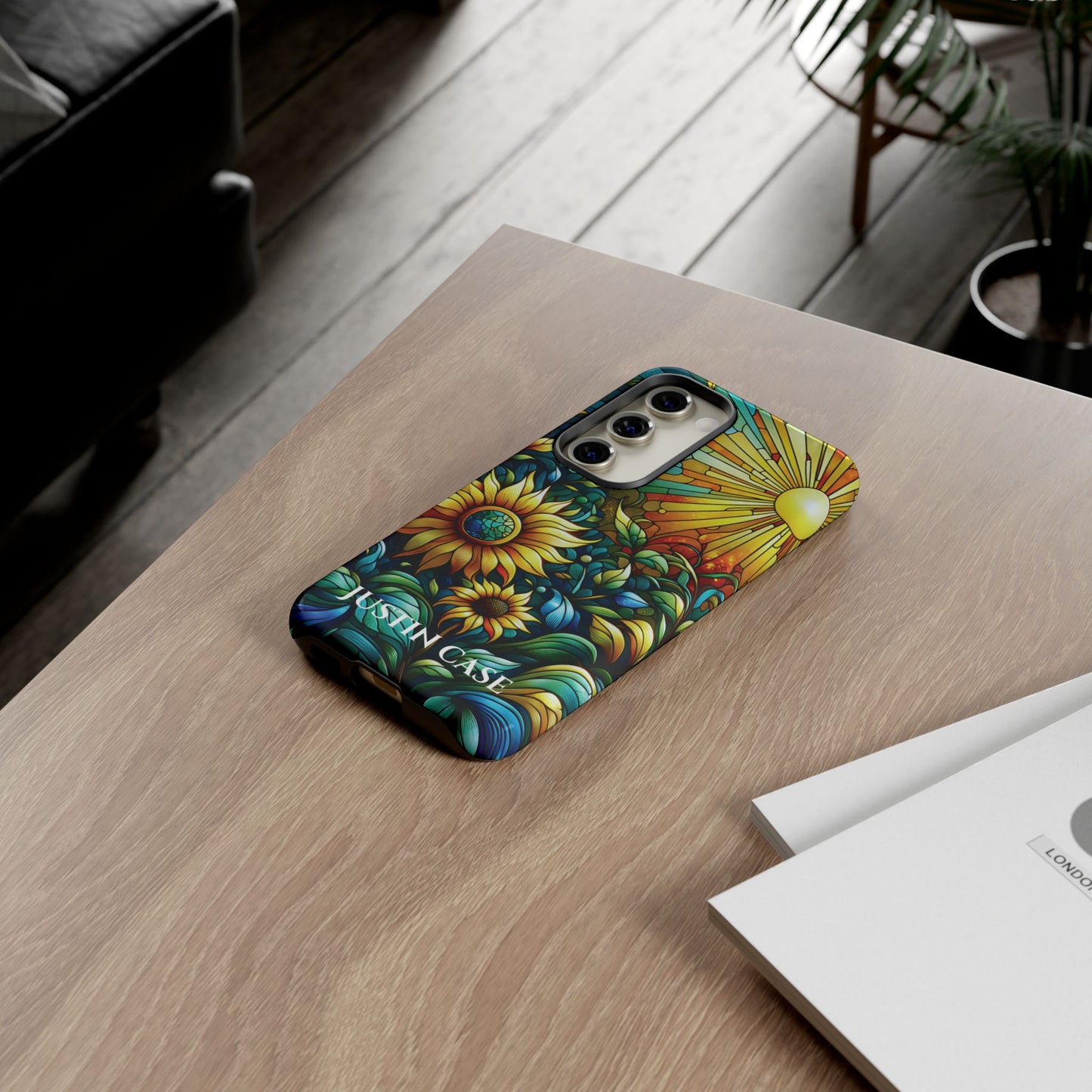 Cathedral Sunflowers - Personalized Phone Case