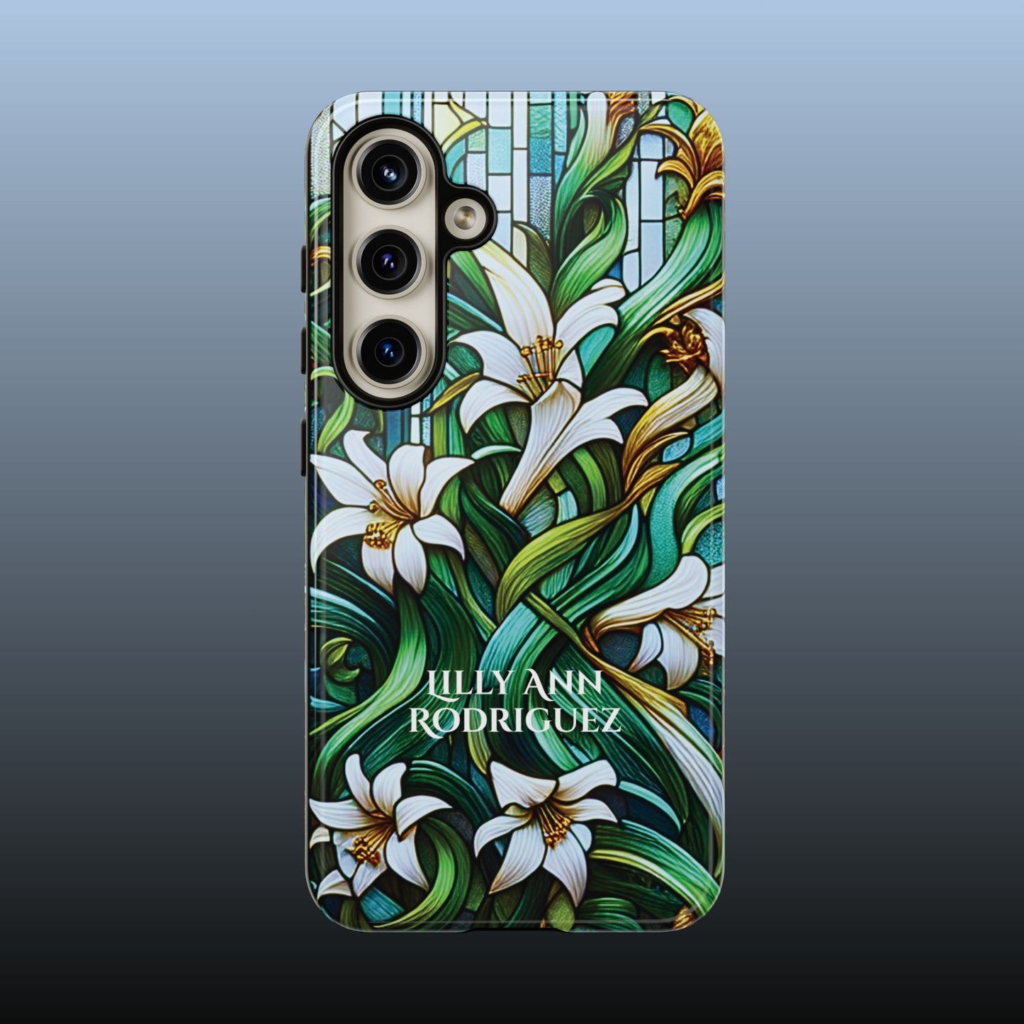 Cathedral Lilies - Personalized Phone Case