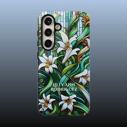 Cathedral Lilies - Personalized Phone Case