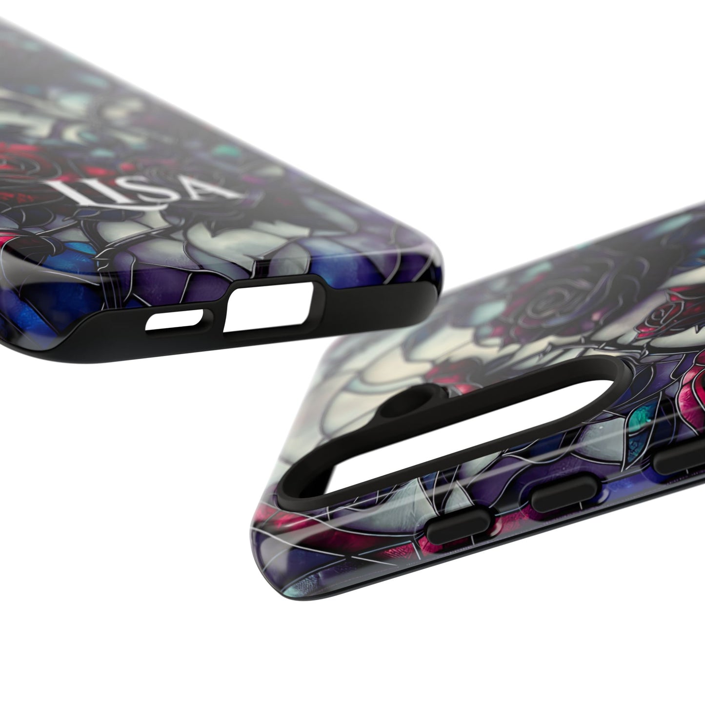 Cathedral Night Roses - Personalized Phone Case