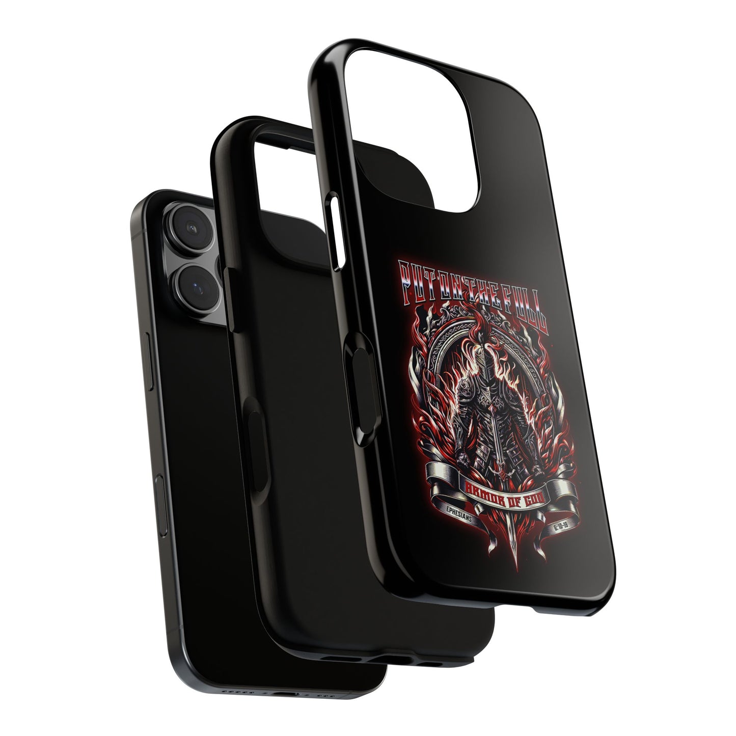 Armor of God Phone Case – Christian Warrior Design | Worship Wear Collection