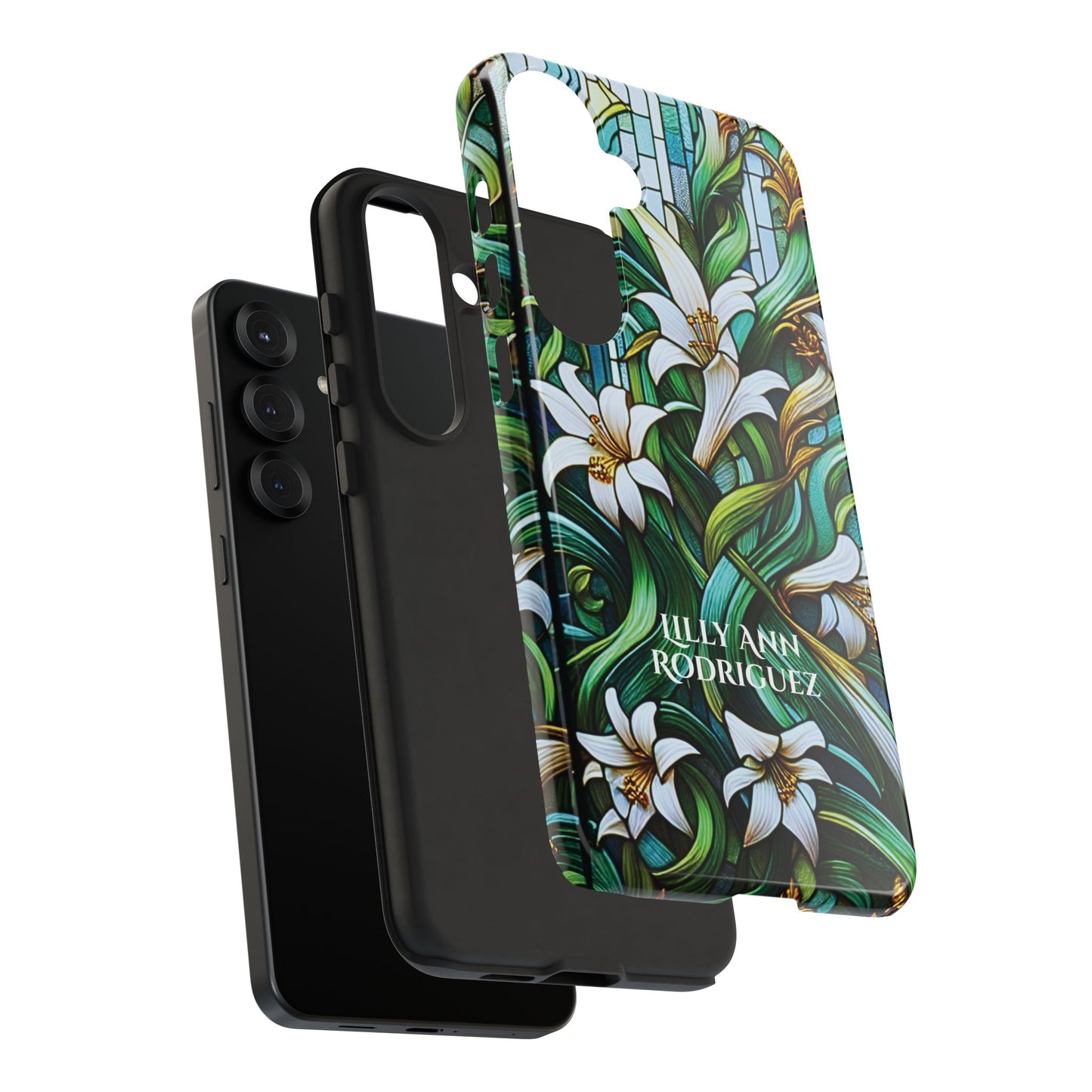 Cathedral Lilies - Personalized Phone Case