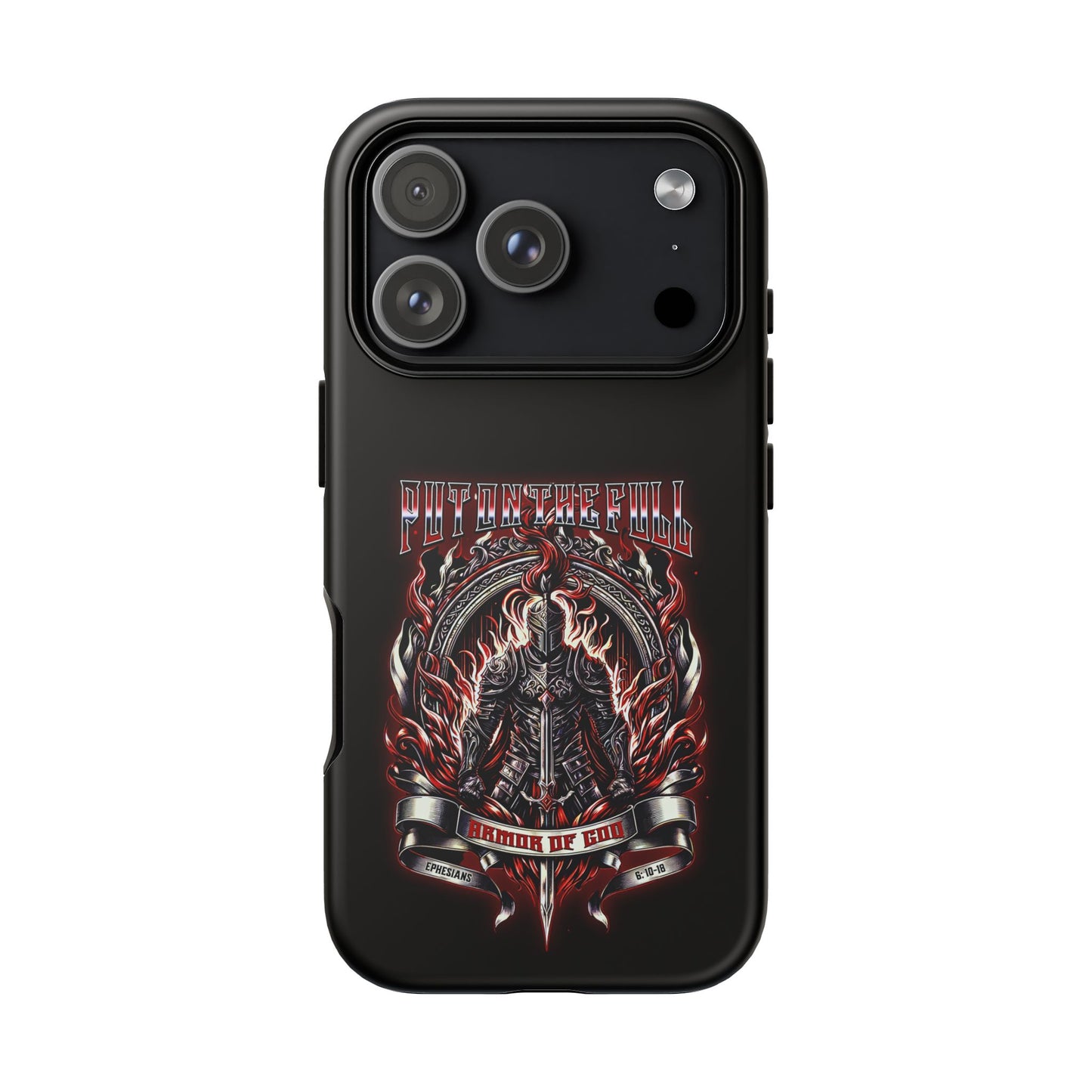 Armor of God Phone Case – Christian Warrior Design | Worship Wear Collection
