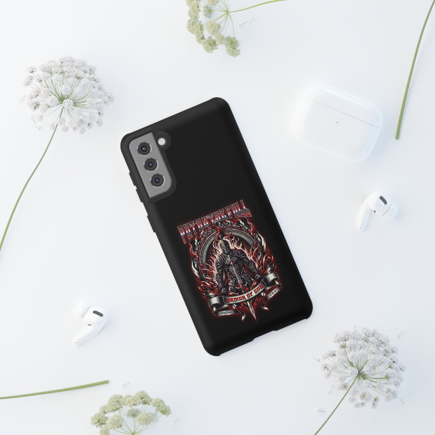 Armor of God Phone Case – Christian Warrior Design | Worship Wear Collection