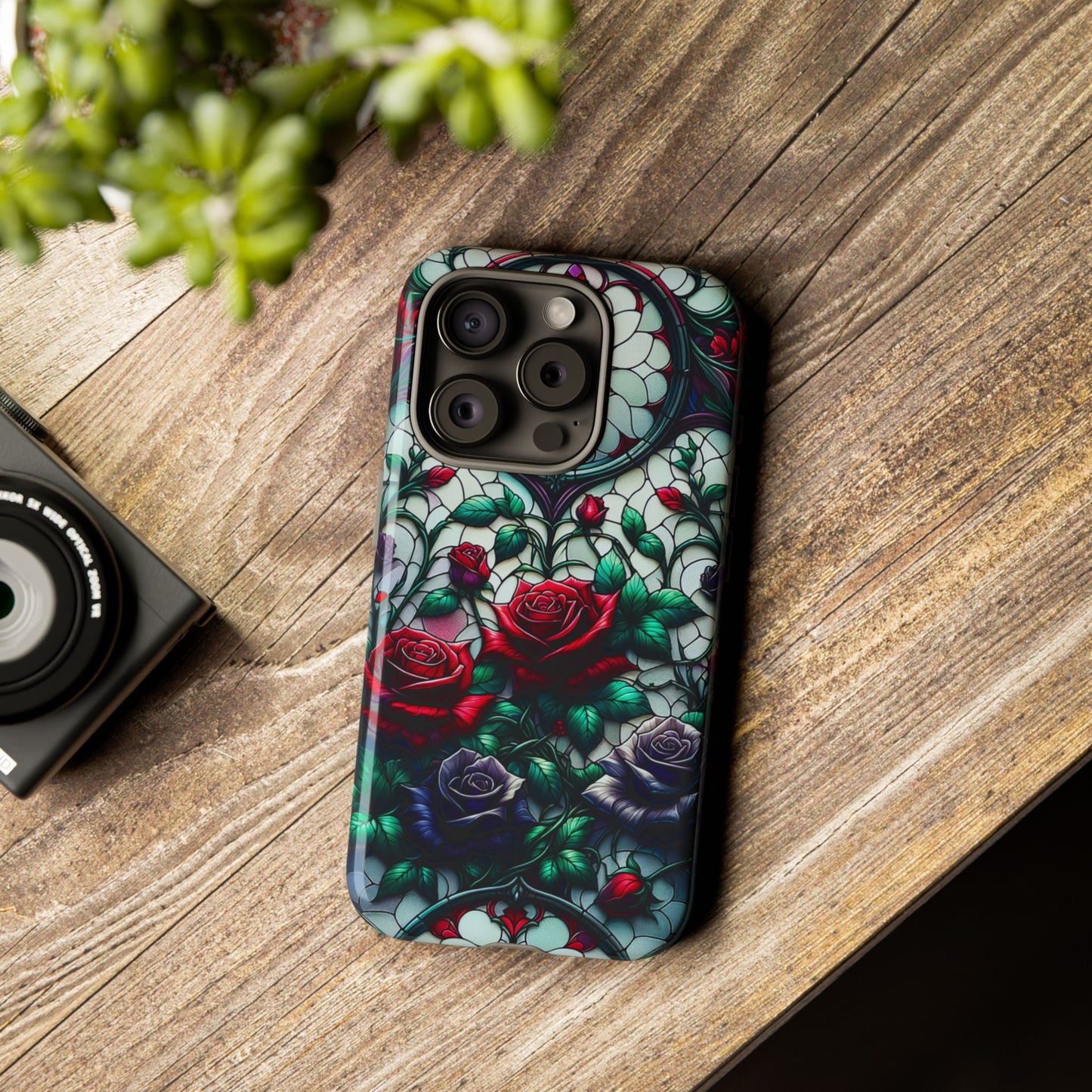 Cathedral Dawn Roses - Phone Case