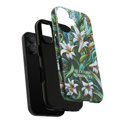 Cathedral Lilies - Personalized Phone Case