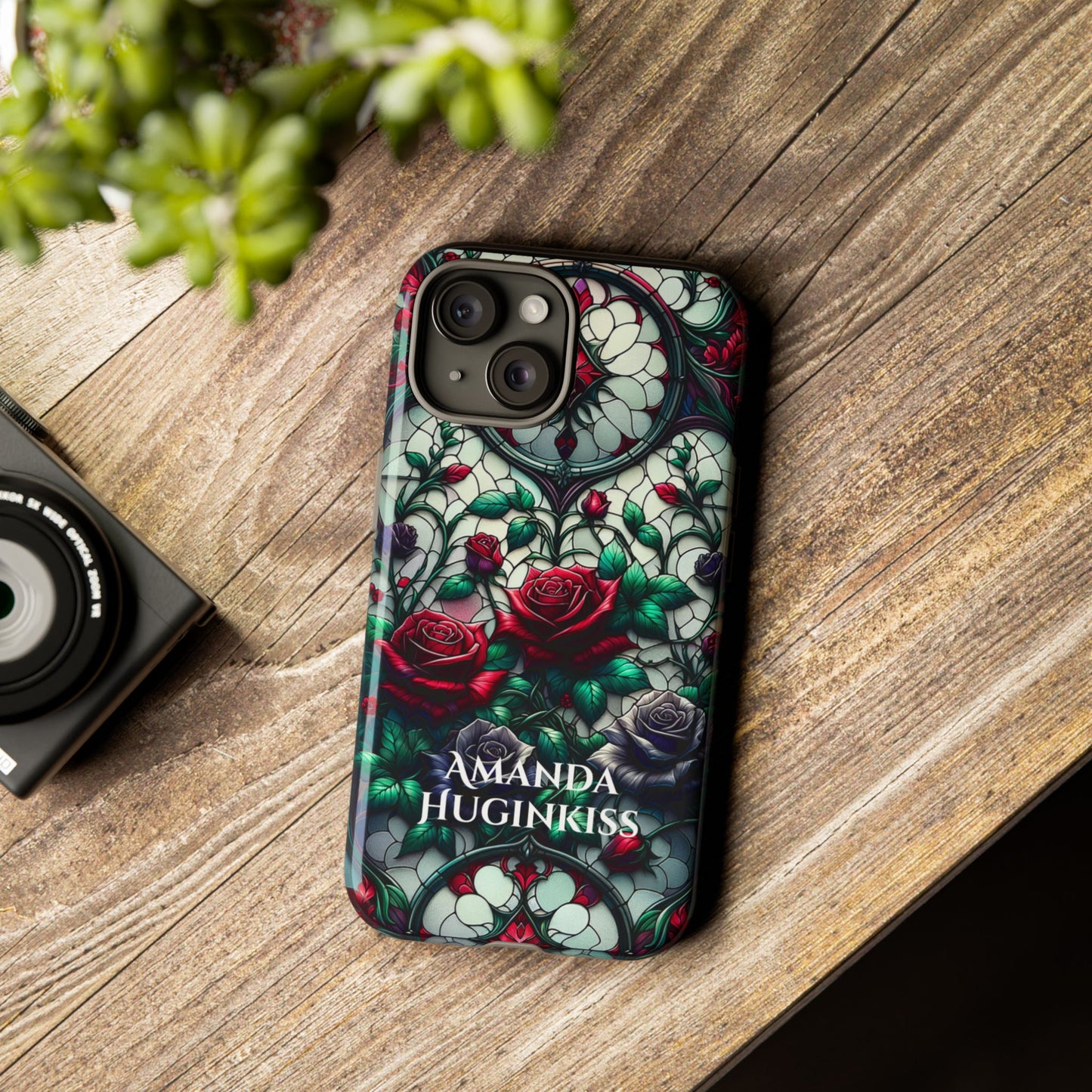 Cathedral Dawn Roses - Personalized Phone Case