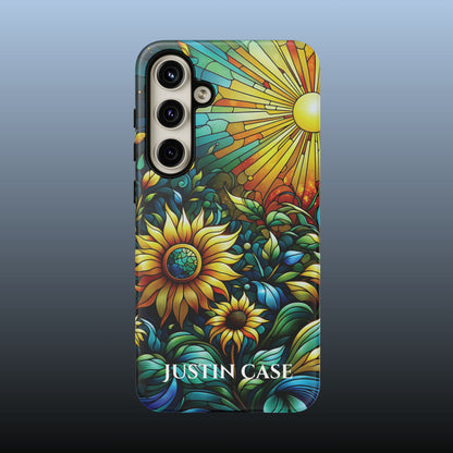 Cathedral Sunflowers - Personalized Phone Case