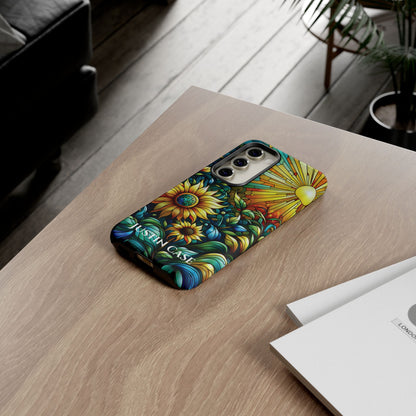 Cathedral Sunflowers - Personalized Phone Case
