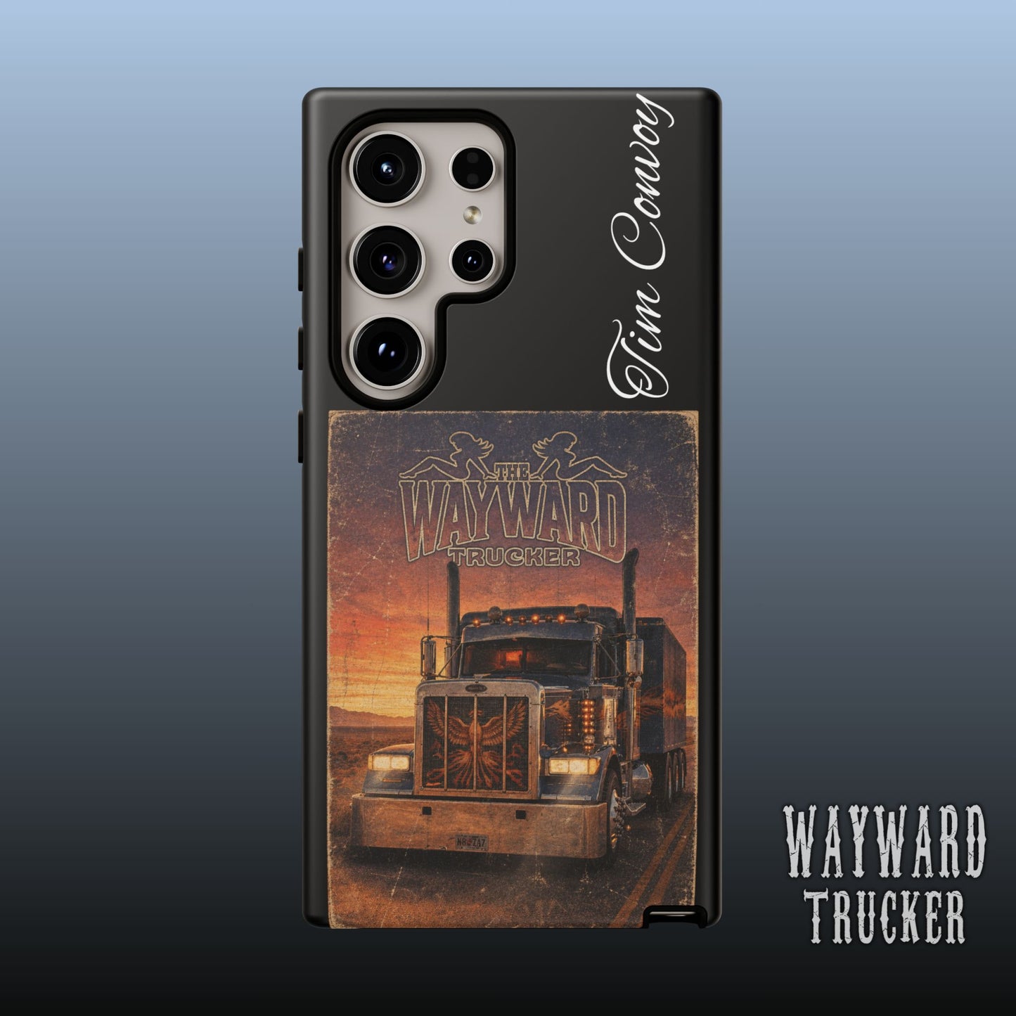 The Wayward Trucker™ Vintage Edition— Personalized Phone Case