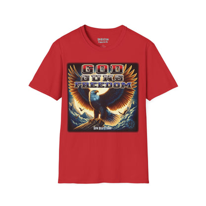 God. Guns. Freedom. – Patriotic Eagle T-Shirt