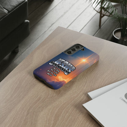 JESUS — The Way, The Truth, The Life — Radiant Sunrise Edition Phone Case