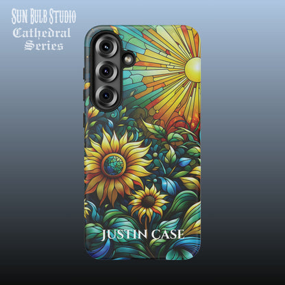 Cathedral Sunflowers - Personalized Phone Case