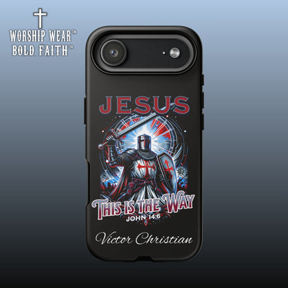Jesus This is the Way— Personalized Phone Case