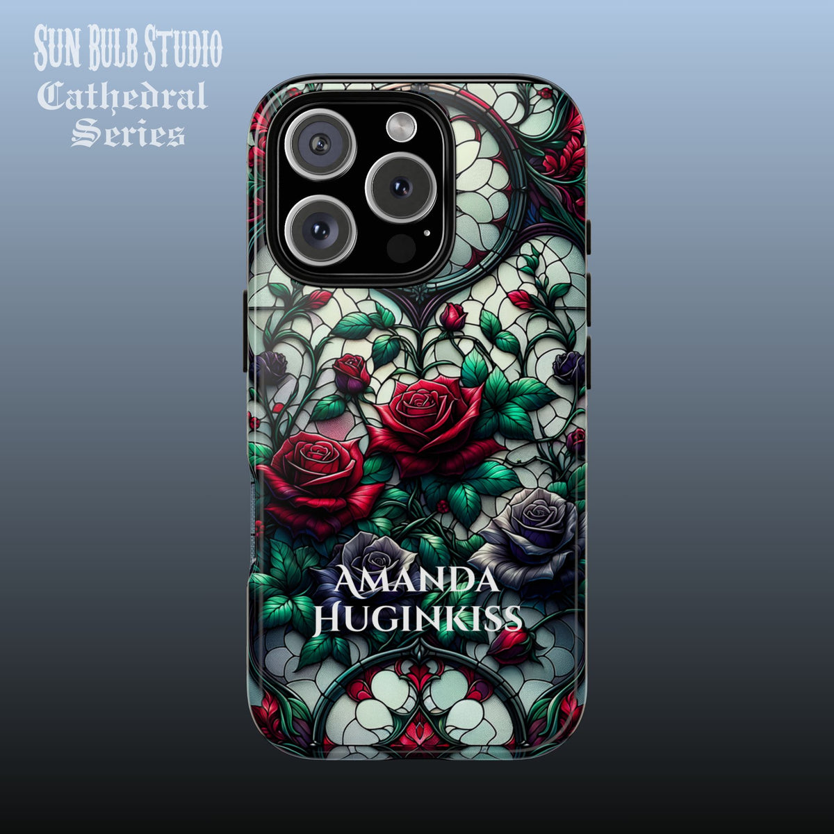 Cathedral Dawn Roses - Personalized Phone Case