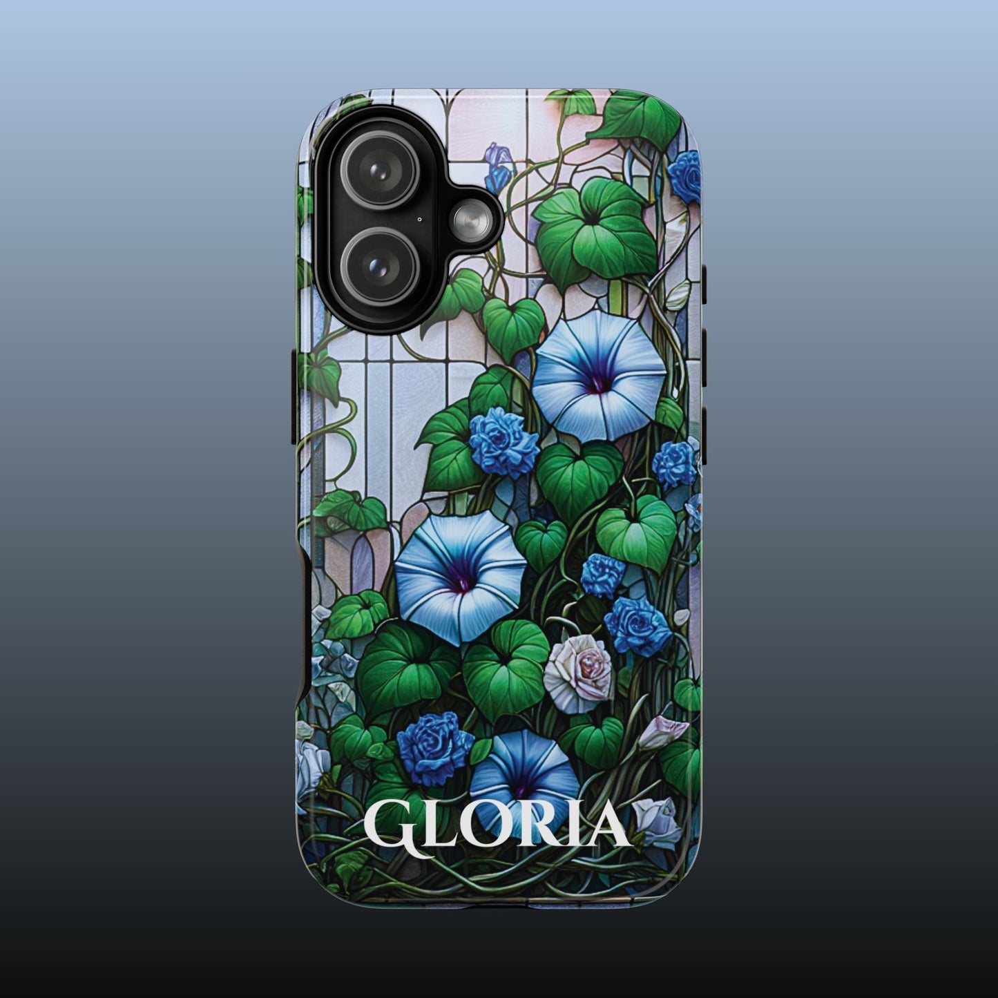 Cathedral Morning Glories - Personalized Phone Case
