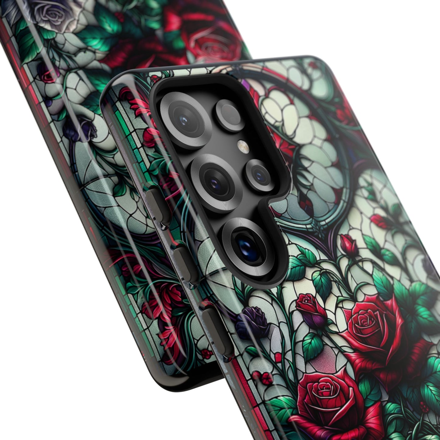 Cathedral Dawn Roses - Personalized Phone Case