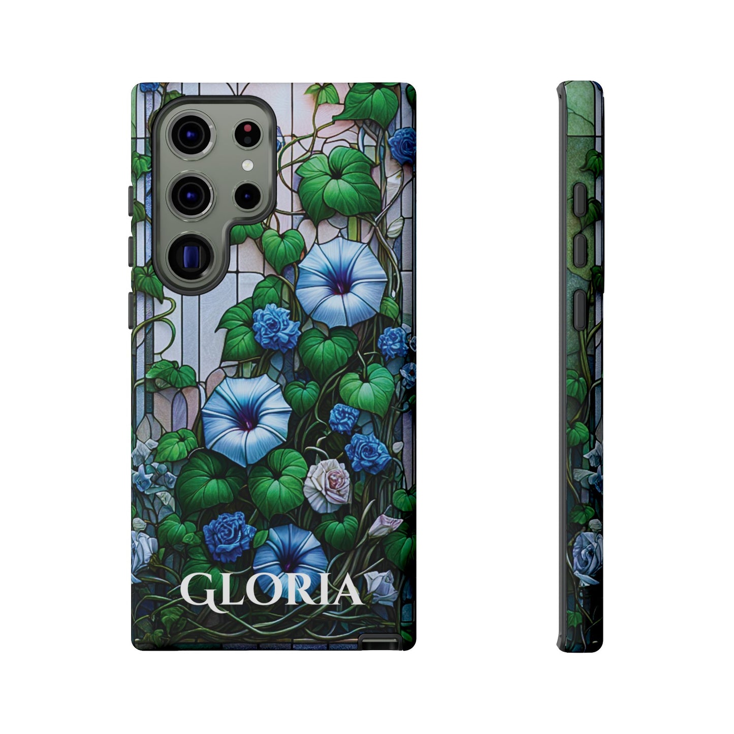 Cathedral Morning Glories - Personalized Phone Case