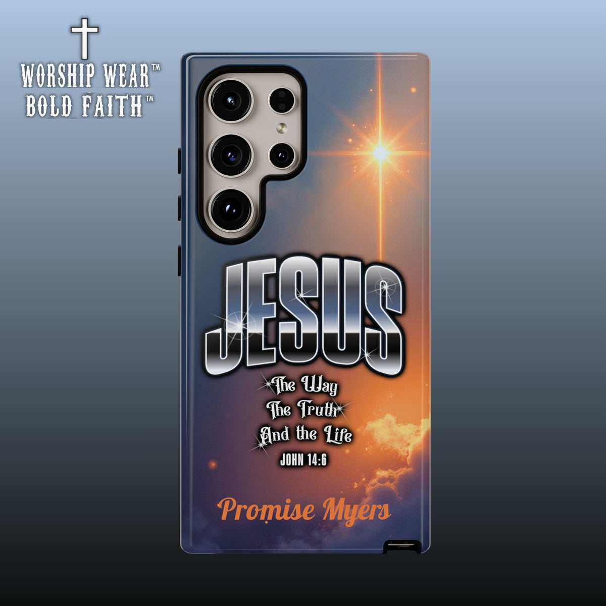 Jesus — The Way, The Truth & The Life — Personalized Phone Case