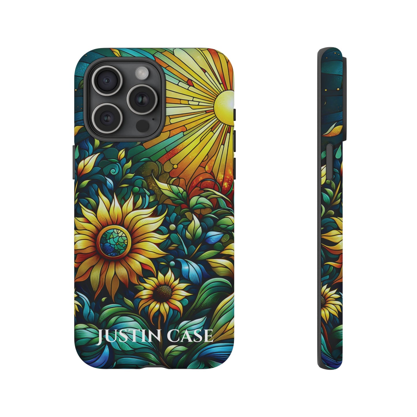 Cathedral Sunflowers - Personalized Phone Case