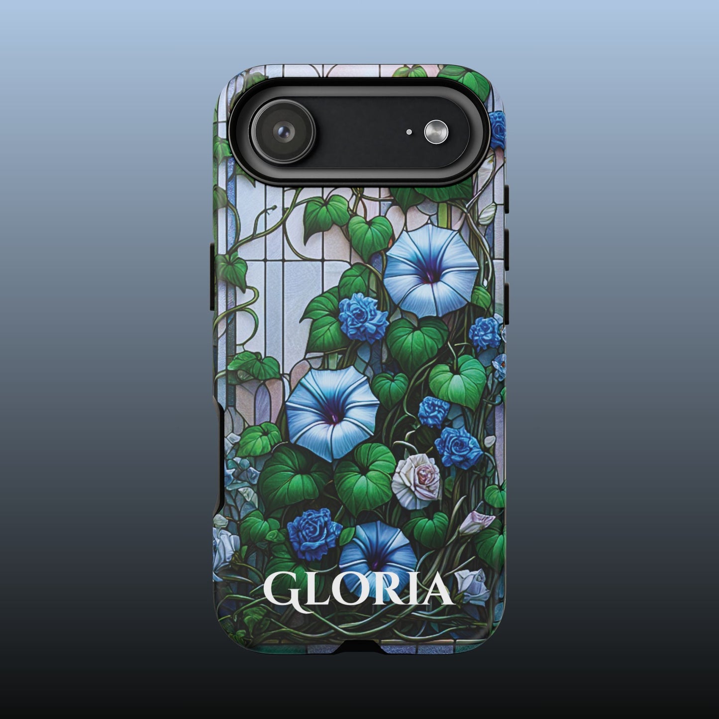 Cathedral Morning Glories - Personalized Phone Case