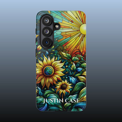 Cathedral Sunflowers - Personalized Phone Case