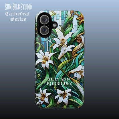 Cathedral Lilies - Personalized Phone Case