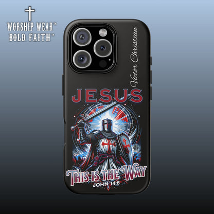 Jesus This is the Way— Personalized Phone Case