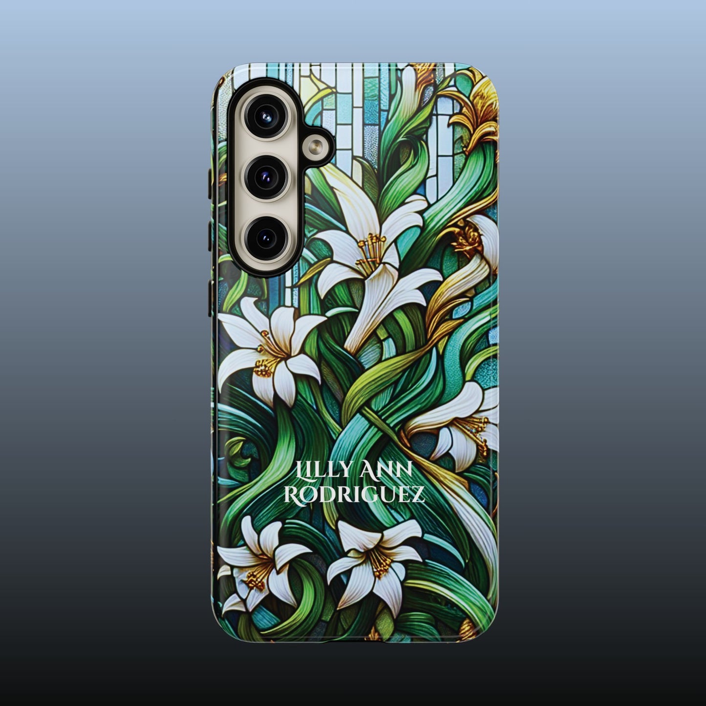 Cathedral Lilies - Personalized Phone Case