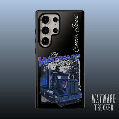 The Wayward Trucker™ Midnight Blue Edition— Personalized Phone Case