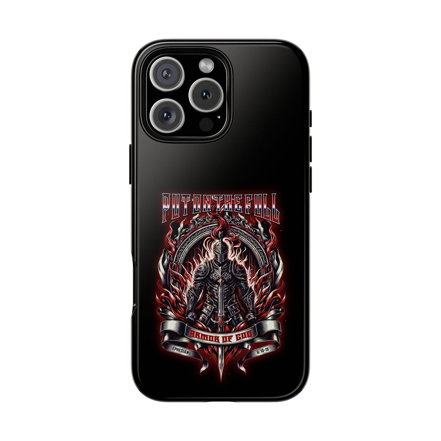 Armor of God Phone Case – Christian Warrior Design | Worship Wear Collection