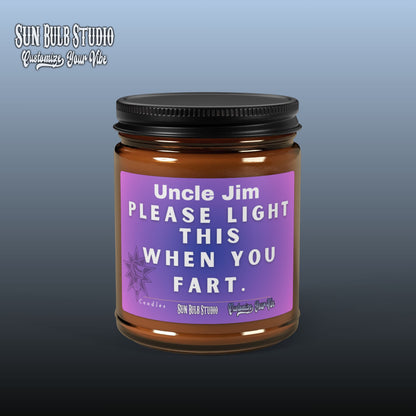 Customize Your Vibe™ Personalized Candle – Light This When You Fart