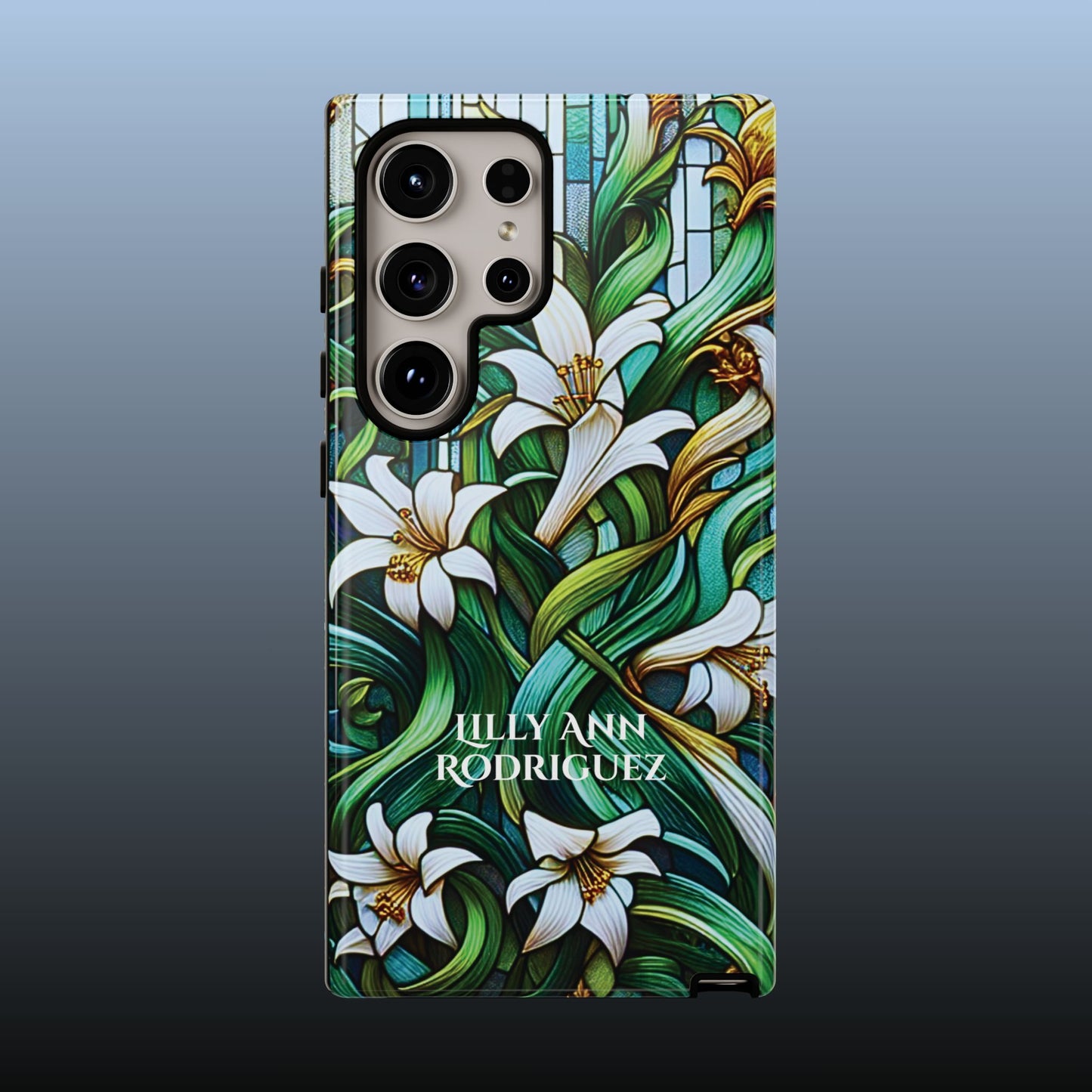 Cathedral Lilies - Personalized Phone Case