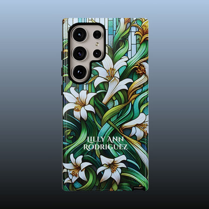 Cathedral Lilies - Personalized Phone Case