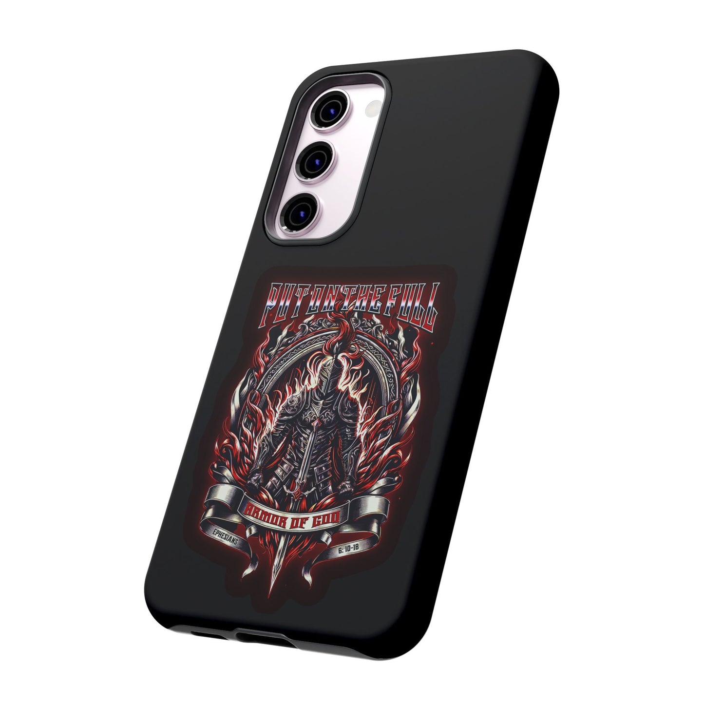 Armor of God Phone Case – Christian Warrior Design | Worship Wear Collection
