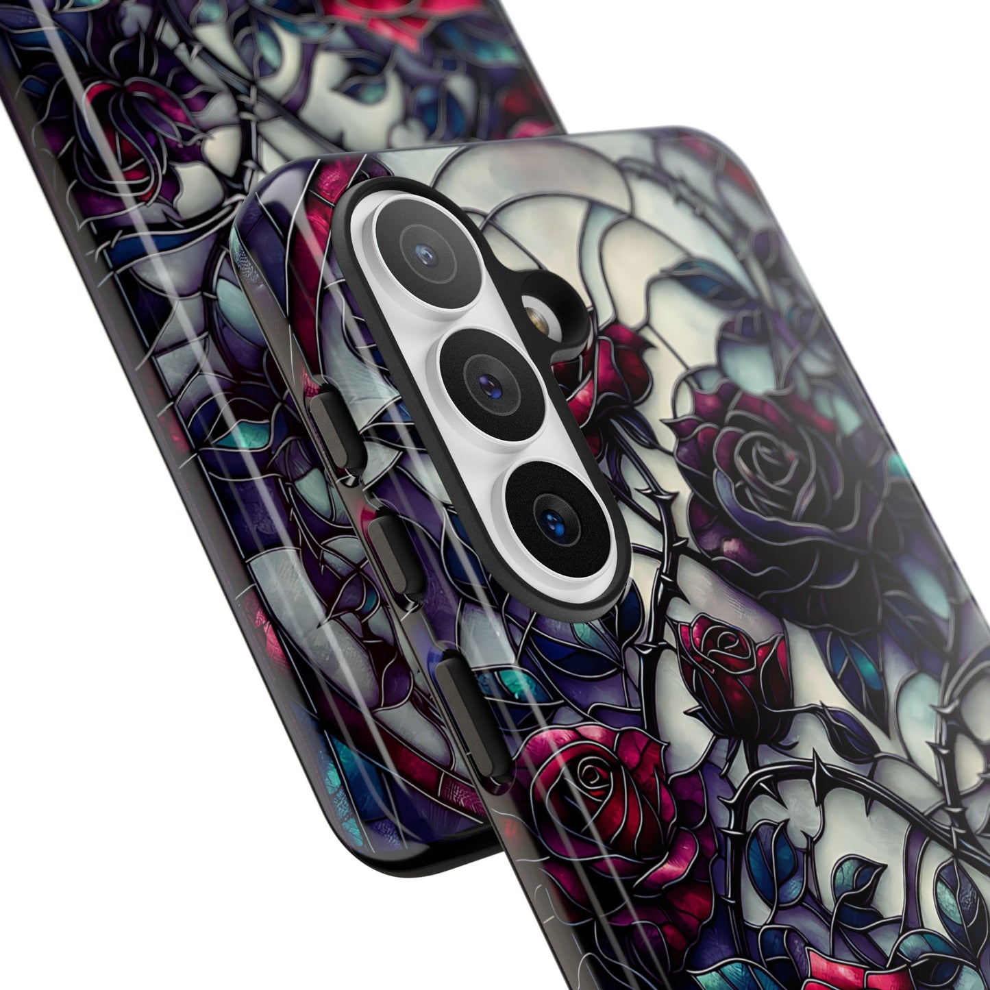 Cathedral Night Roses - Personalized Phone Case