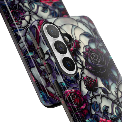 Cathedral Night Roses - Personalized Phone Case