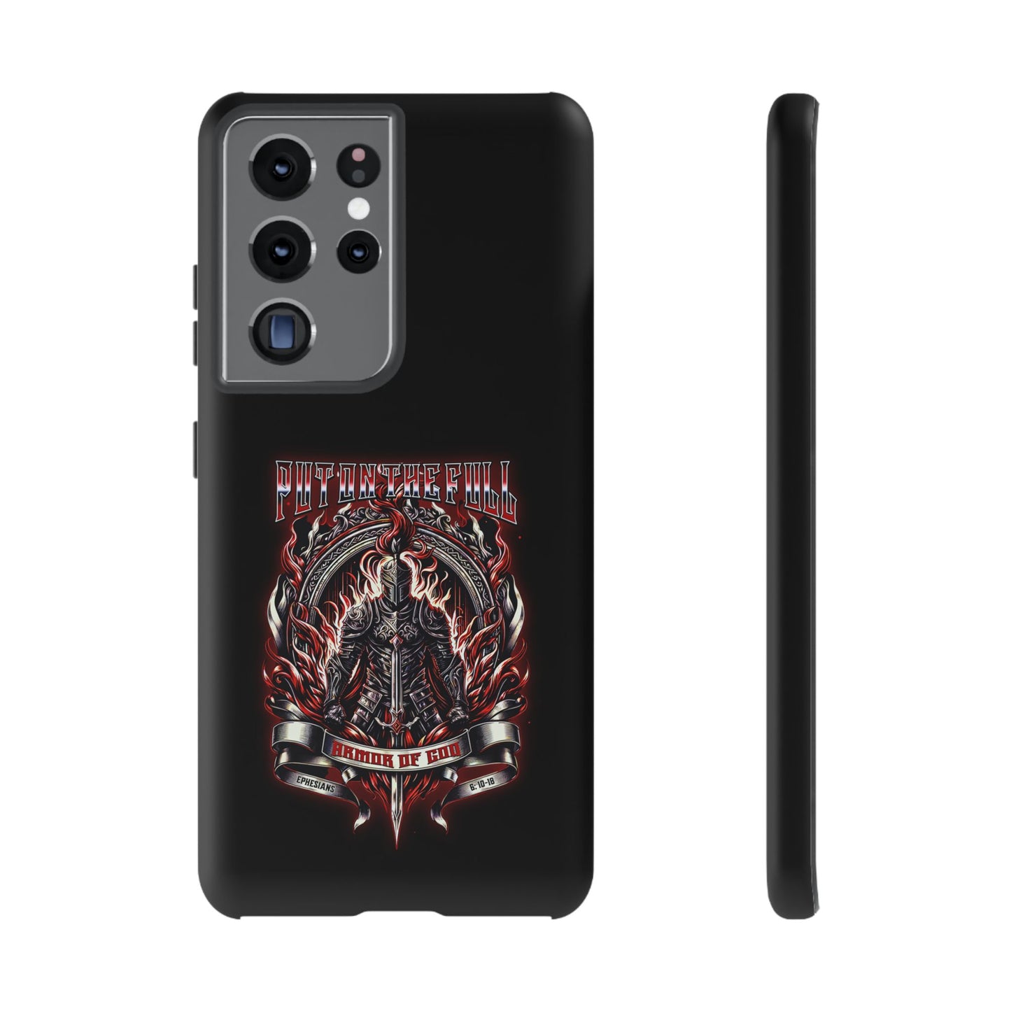 Armor of God Phone Case – Christian Warrior Design | Worship Wear Collection