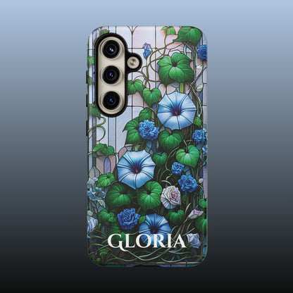 Cathedral Morning Glories - Personalized Phone Case