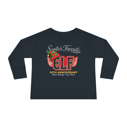 Santa’s Favorite ELF – Red (TODDLER Long Sleeve)
