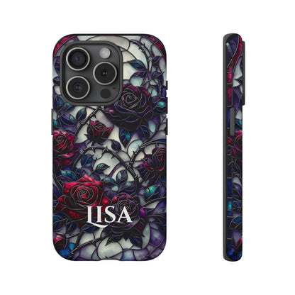 Cathedral Night Roses - Personalized Phone Case
