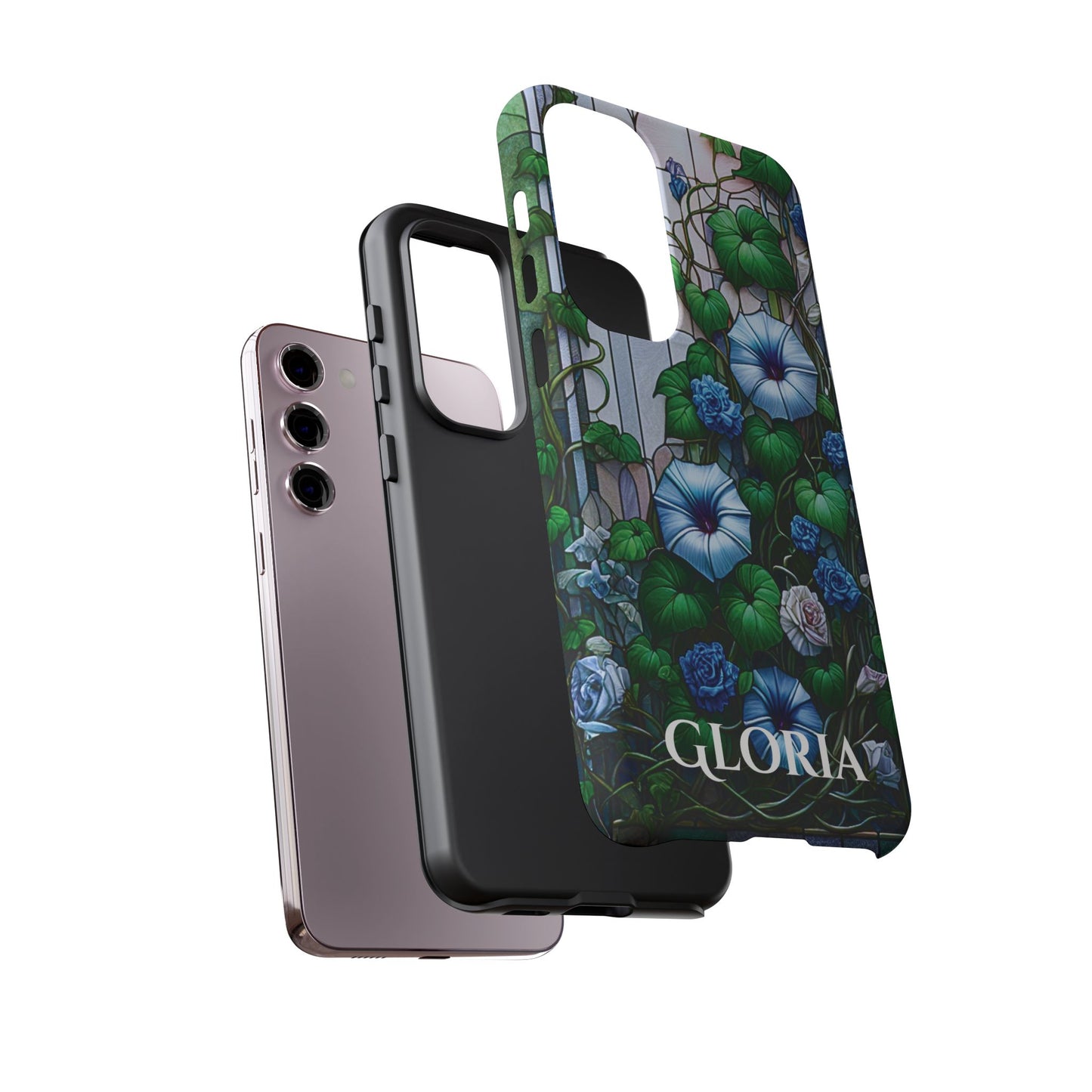 Cathedral Morning Glories - Personalized Phone Case