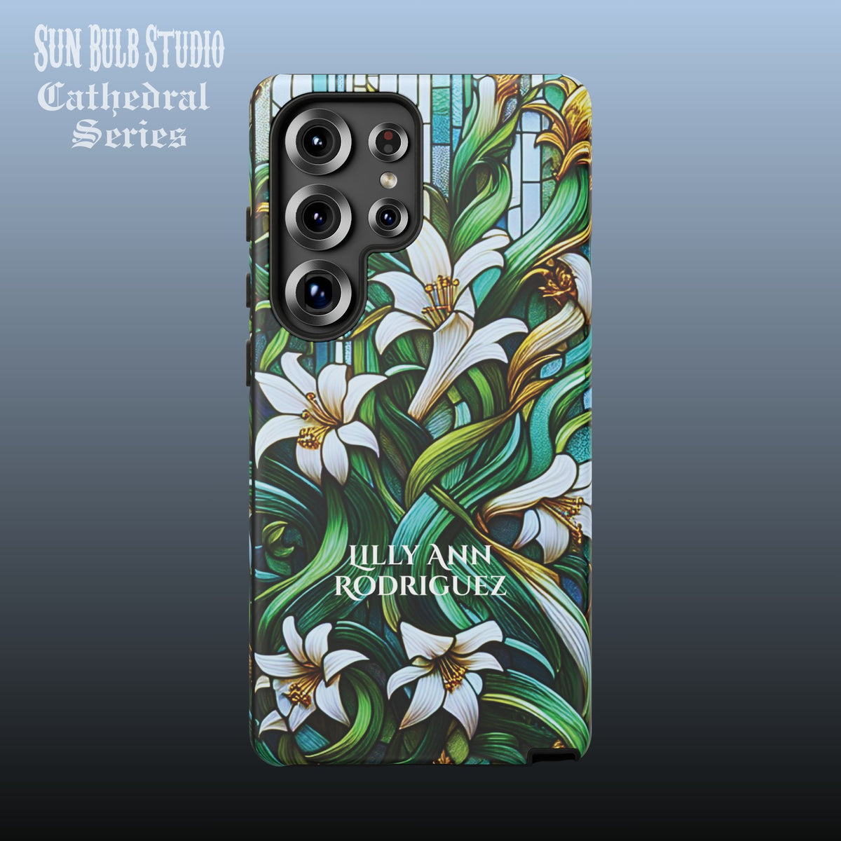Cathedral Lilies - Personalized Phone Case