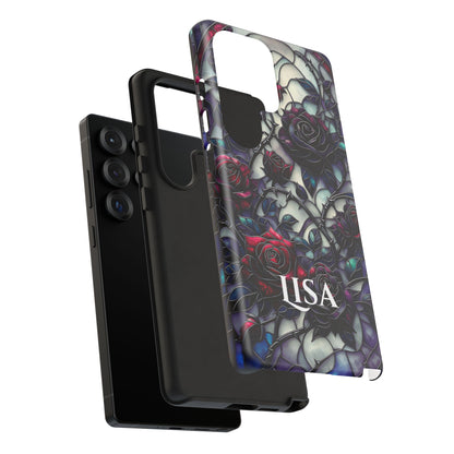 Cathedral Night Roses - Personalized Phone Case